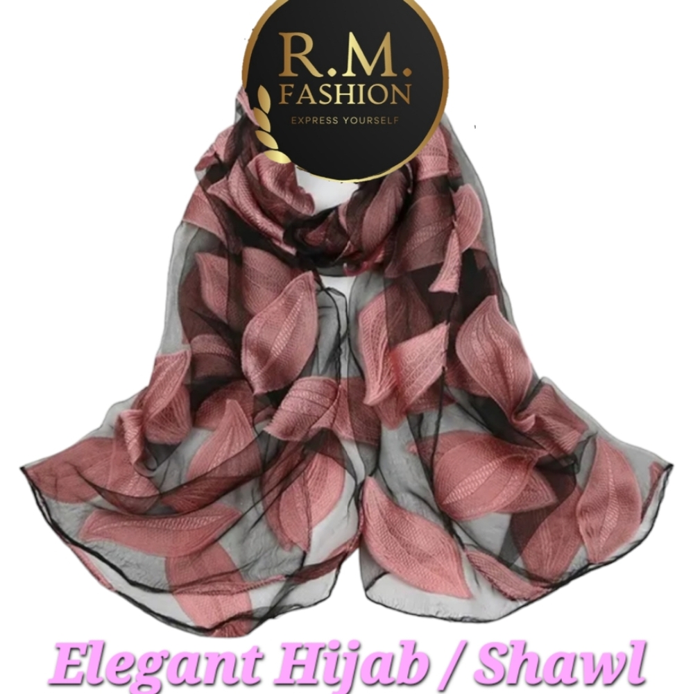 Elegant Leaf Scarf